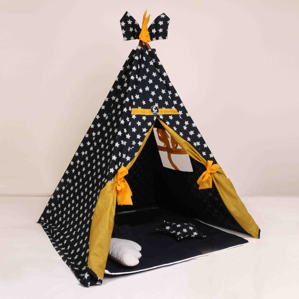 Cuddly Coo Tee Pee Tent Set-Blue Star