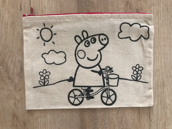 Do It Yourself Colouring Peppa Pig Pouch