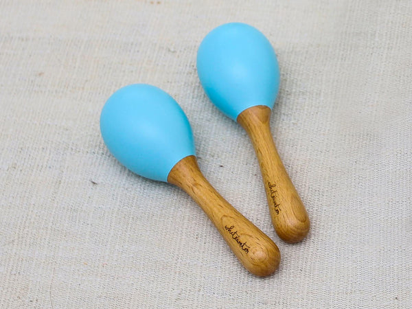 Kids Wooden Maracus Set - Musical Maracas Pair - Toys For Kids - Indie Project Store