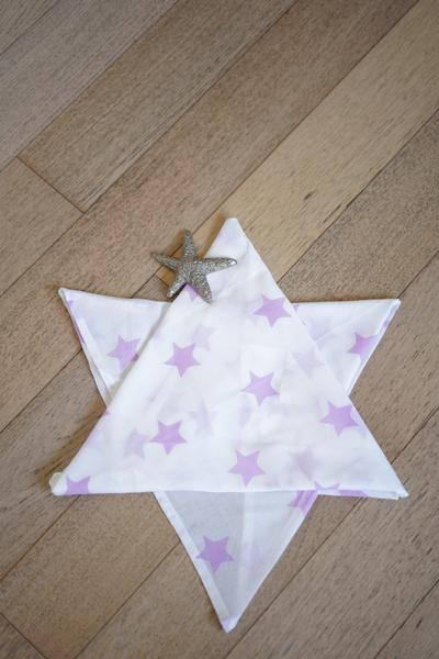Cotton Swaddle for Babies - Wish upon a star' Organic Cotton Swaddle in Lilac - Indie Project Store