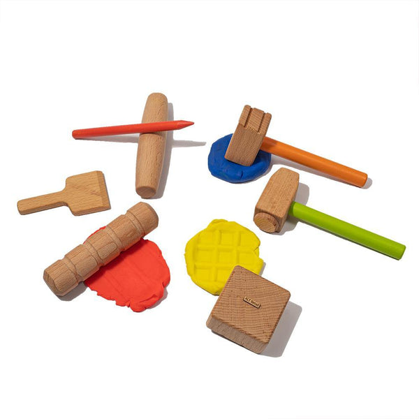 Wooden Stamping Kit for Play dough - Indie Project Store