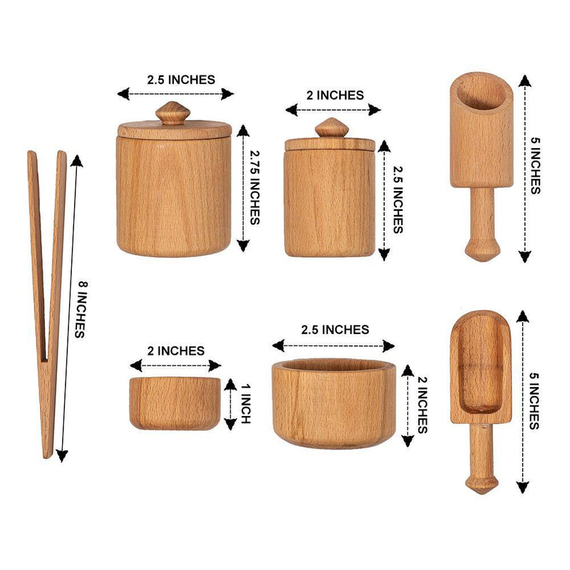 Wooden Sensory Play Tools - Indie Project Store