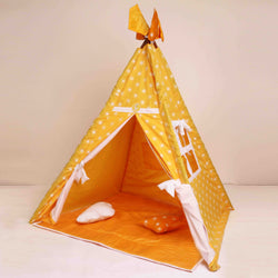 Cuddly Coo Tee Pee Tent Set-Mustard Sun