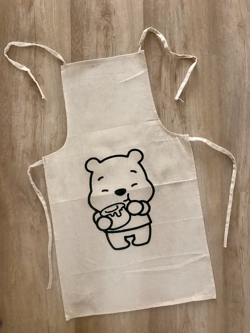 Do- it - Yourself Colouring Winnie the Pooh Apron
