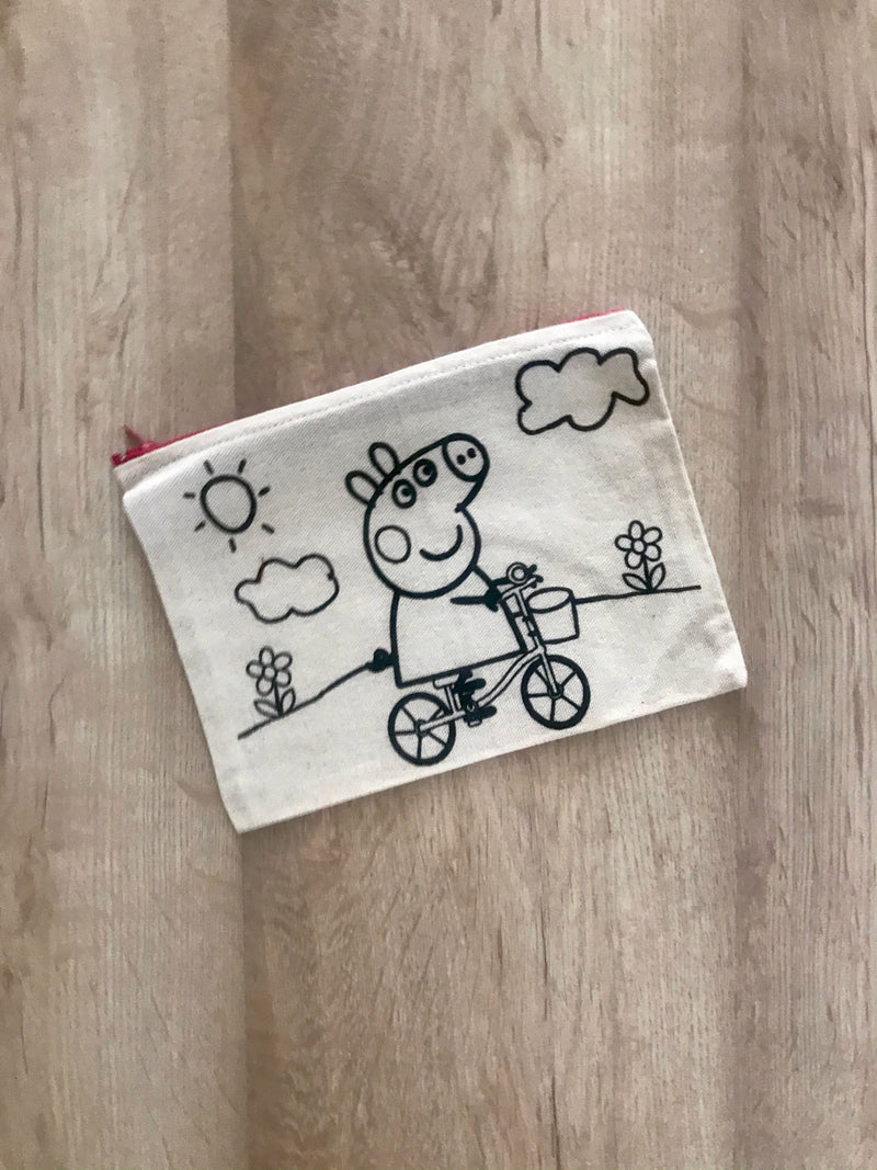 Do It Yourself Colouring Peppa Pig Pouch