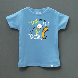 Pure Cotton Blue Top for your Kids - Boys Clothing Online - You Are Idli To My Dosa - Indie Project Store