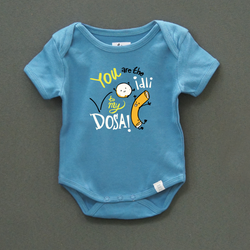 Pure Cotton Navy Blue Top for your Kids - Boys Clothing Online - You Are Idli To My Dosa - Indie Project Store