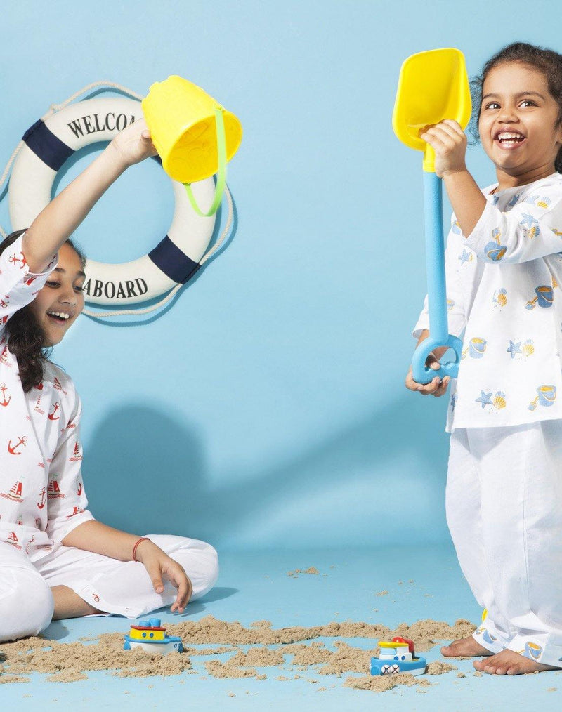 Kids Kurta Pyjama : Bucket & Shell - indieprojectstore