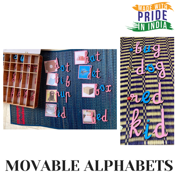 Movable Alphabets Cursive - Montessori