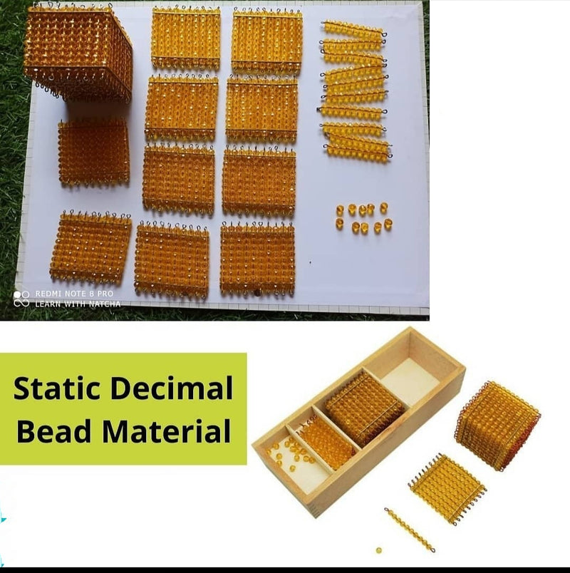 Static Decimal Bead Material