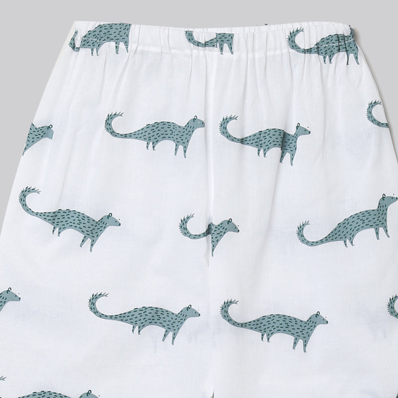 'A Band  of Mongooses'  Kurta Pyjama Set