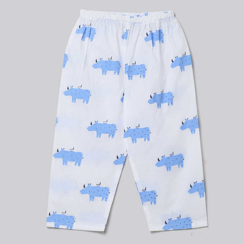 'A Crash of rhinoceros'  Kurta Pyjama Set