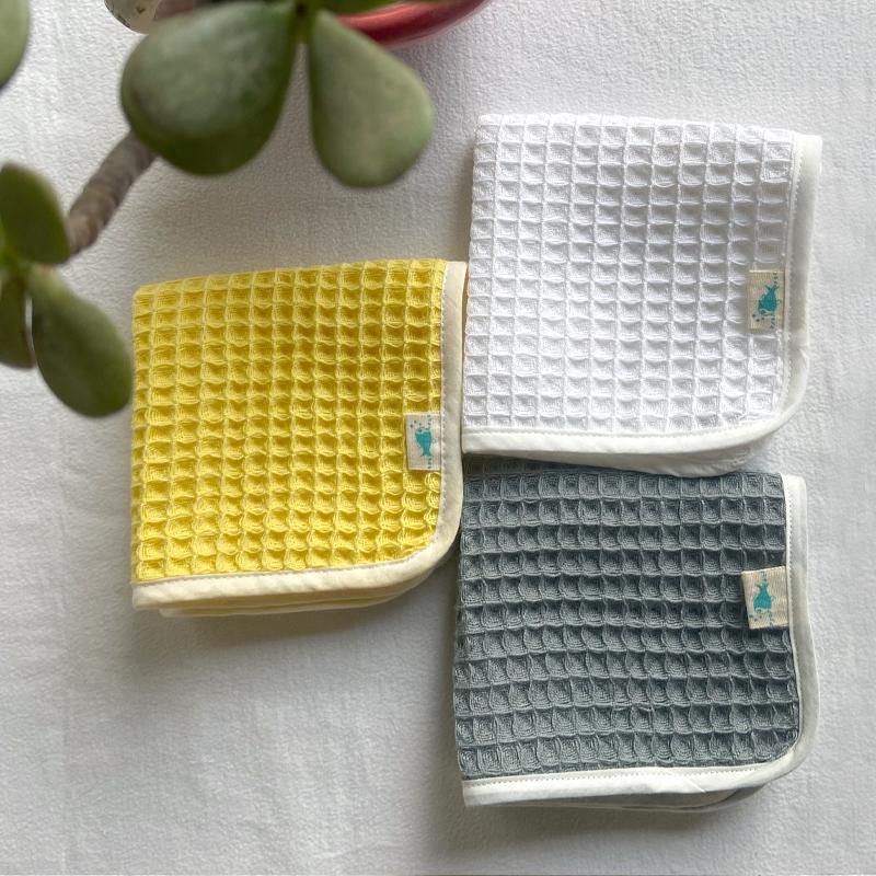 WHITEWATER KIDS ORGANIC HANDWOVEN WAFFLE WASHCLOTHS - Indie Project Store