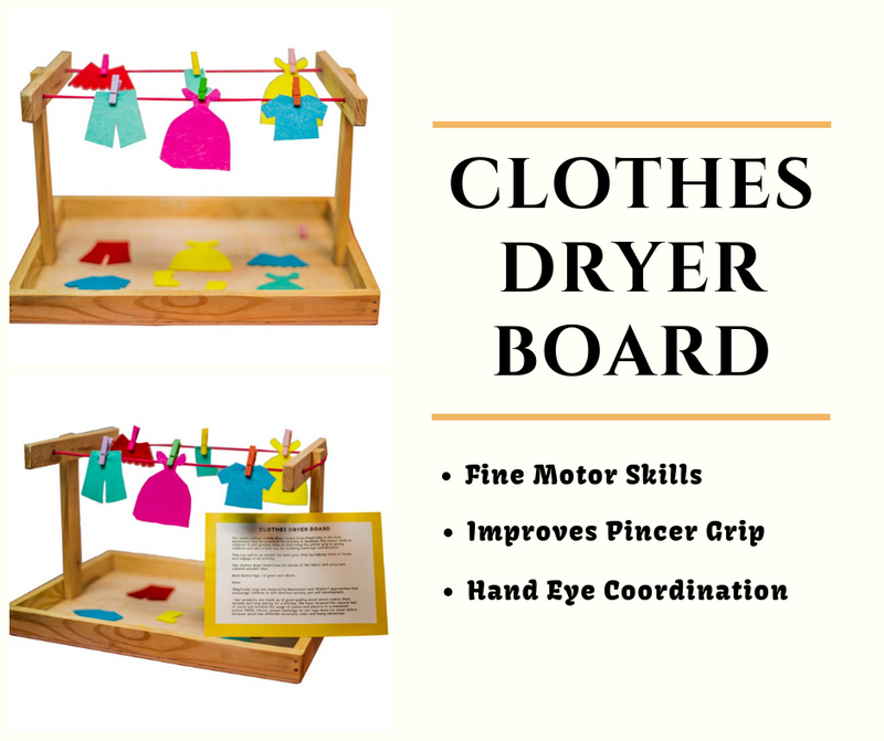 Cloth dryer board