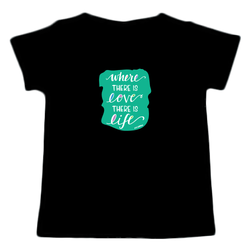 Where There Is Love There Is Life Tee - indieprojectstore
